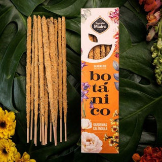 Botanical Incense - Gardenia Calendula - 6 Extra-Long Thick Sticks