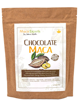 ORGANIC ACTIVATED CHOCOLATE & MACA POWDER - 500G