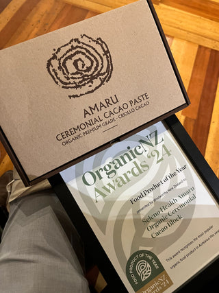 AMARU (SNAKE) ORGANIC CEREMONIAL CACAO PASTE BLOCK - 1KG