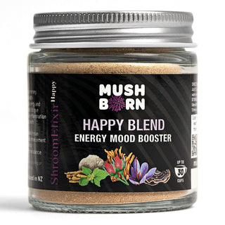 SHROOM ELEXIR HAPPY BLEND - ENERGY & MOOD BOOSTER