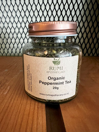 ORGANIC PEPPERMINT TEA - SMALL JAR